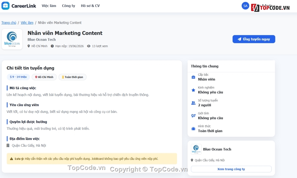 tuyển dụng,Website Website tuyển dụng,web tuyển dụng